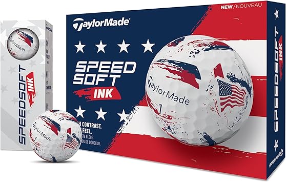 TaylorMade SpeedSoft Golf Balls, Maximum Distance with Ultra-Soft Feel, Perfect for Off The Tee and Around The Green