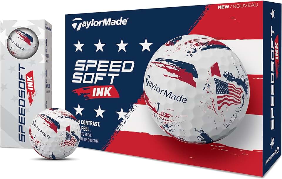 TaylorMade Golf SpeedSoft Ink USA Dozen