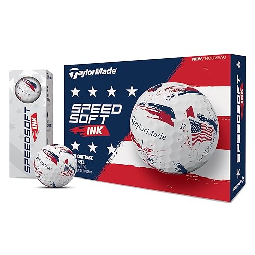 TaylorMade SpeedSoft Golf Balls, Maximum Distance with Ultra-Soft Feel, Perfect