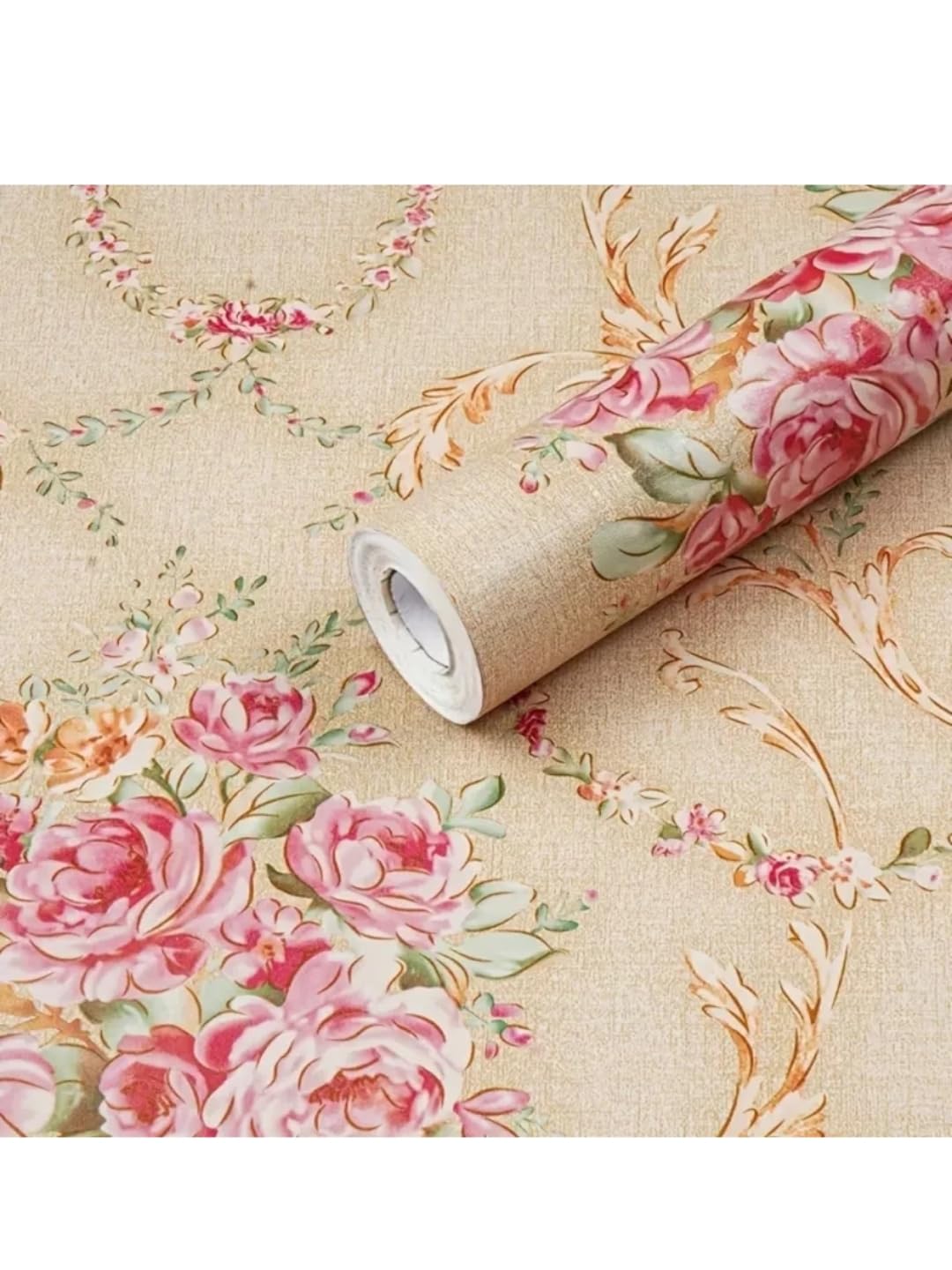 See full amazon price history chart for PVC Self-Adhesive Wallpaper Red Flower Pattern Crean and Yellow Wallpaper (45 cm x 125 cm) PVC Self-Adhesive Wallpaper Red Flower Pattern Crean and Yellow Wallpaper (45 cm x 125 cm) (B0DDQTYV99) Amazon Price History, Amazon Price Tracker