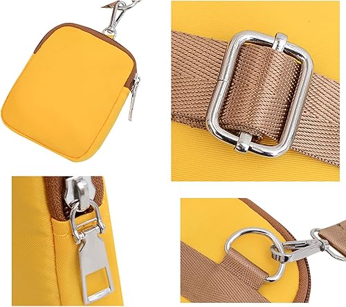 Miniatura 6 de Valentoria Bolso cruzado pequeño para teléfono celular, cartera de mensajero de viaje para mujer, bolsa deportiva casual con cremallera