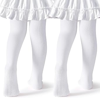 Baby Tights Non Slip Toddler Stockings Tights with Grippers Seamless Soft Cotton Knit Leggings Newborn