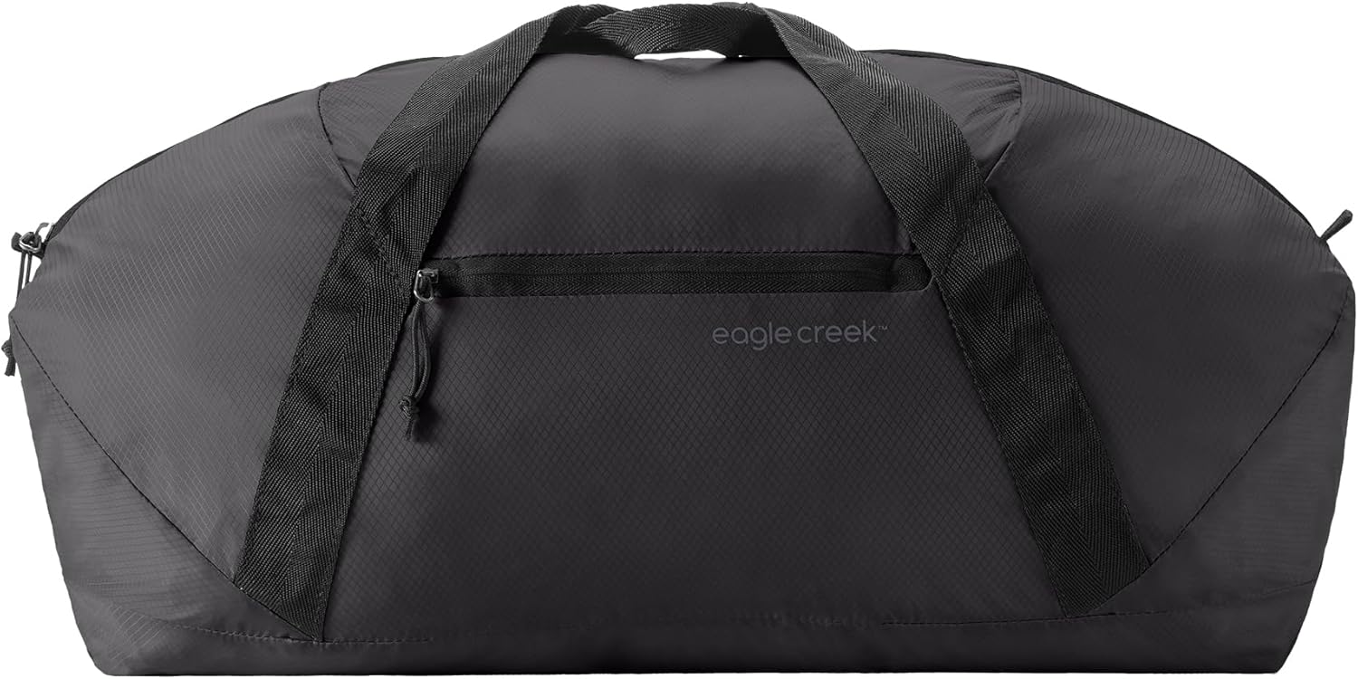 Eagle Creek Packable Duffel Bag - Large Capacity Portable Duffel Bag - Easy to Store - Ultralight & Minimalist - Travel Essential - Black - Image 2