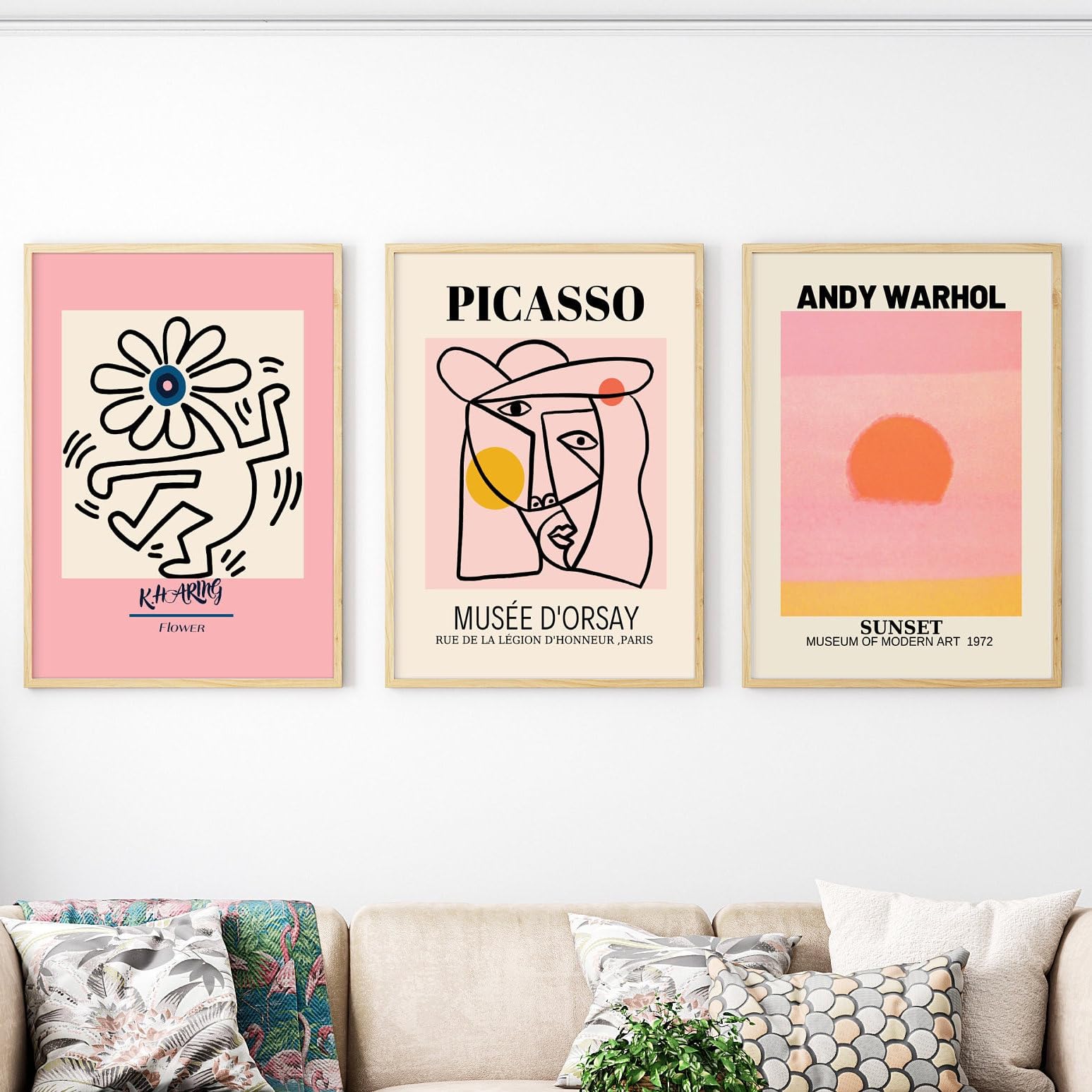Paper Aura Girly Poster For Aesthetic Wall Decoration | Angel Number Wall Poster Set Of 3 (13 X 19 Inch Unframed) For Aesthetic Home Decor, Office Decor, Wall Decor (Picasso) (B0CZ4KGX5M) Amazon Price History, Amazon Price Tracker
