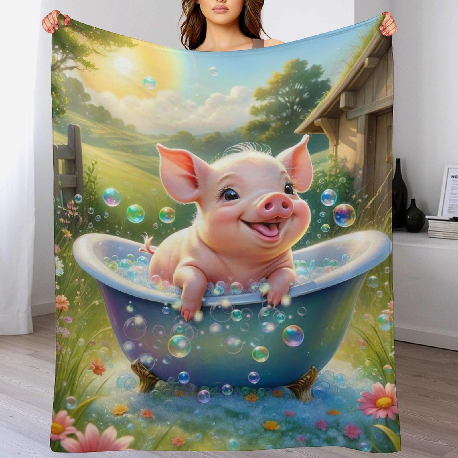 Manta para sofá de cama acogedora colcha de franela para tardes de películas