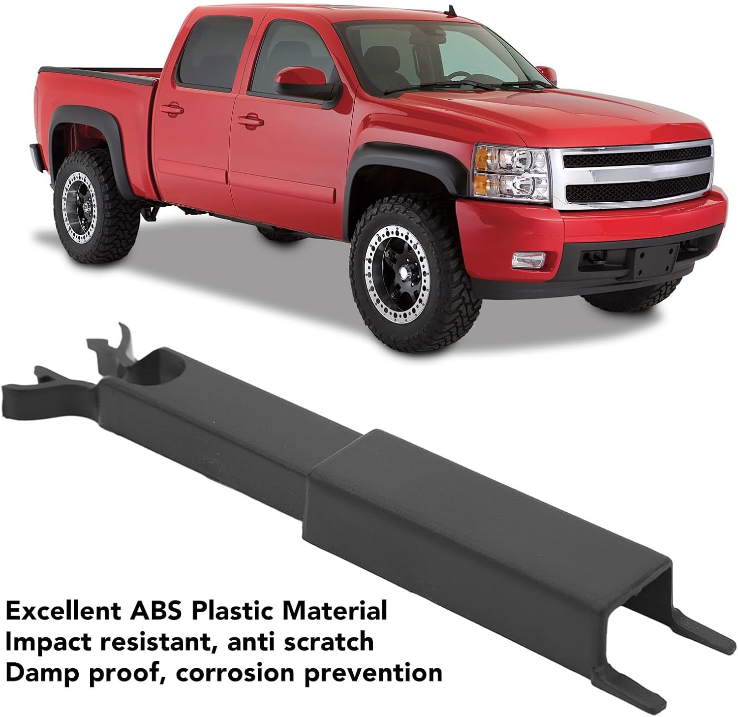 Rear View Mirror Cover, Easy Snap On Installation Protects Interior Trim Truck Mirror Cover Impact ABS Material for 1999-2007 Pickup Trucks Daily Commuters Road Trips Fleet Vehicles
