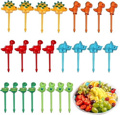 Palillos de comida para niños, palillos de frutas y frutas, divertidas selecciones de comida para niños para caja bento, accesorios de almuerzo