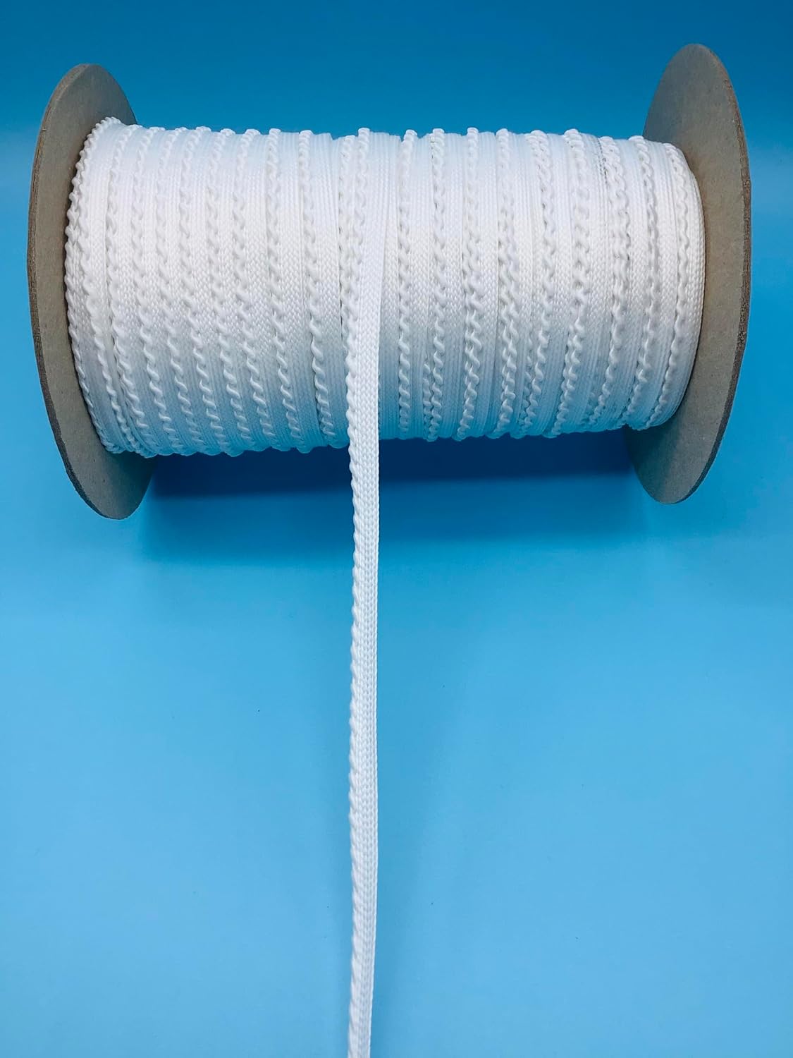 7/16" Cordedge with Gimp Zig ZagEdge - 12 Yards (White)