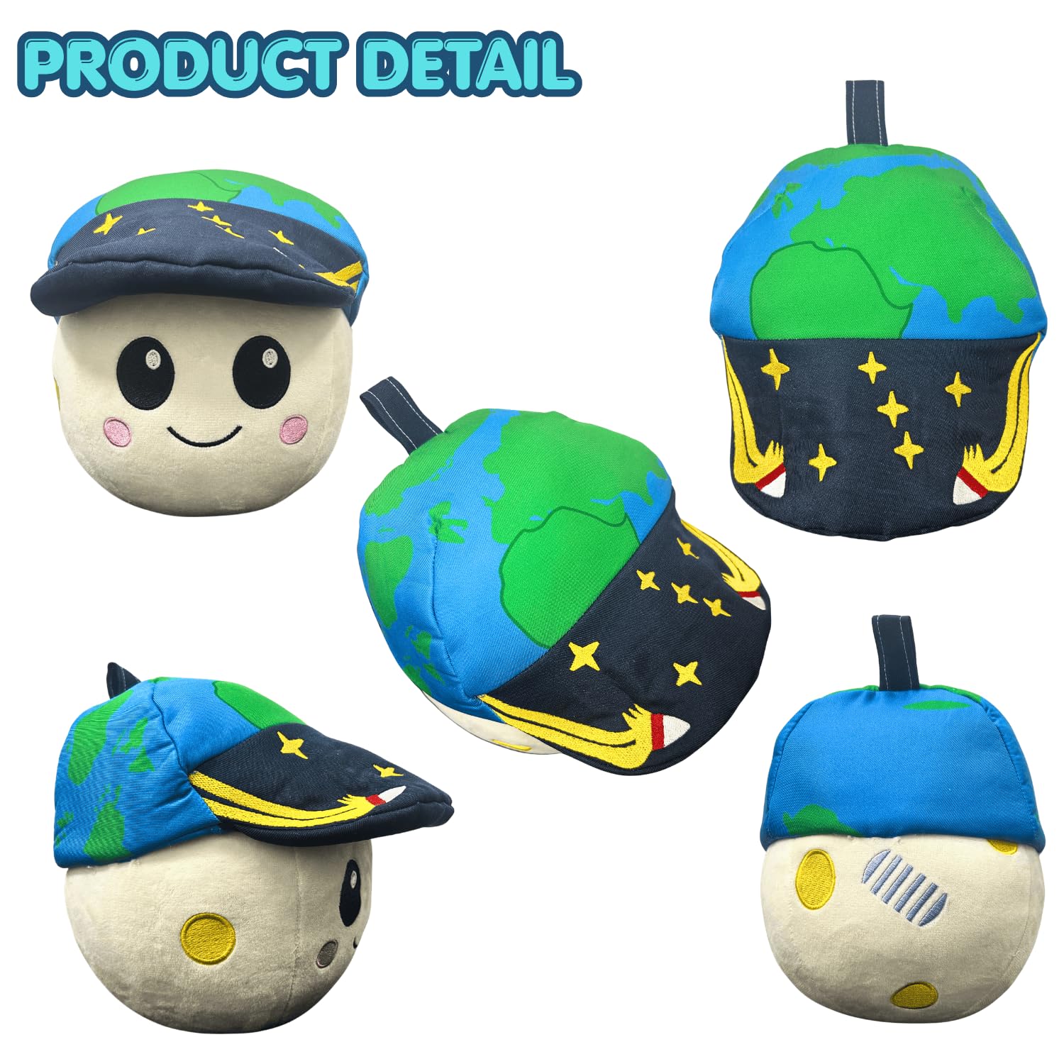 Artemis 2 Rise Plush Toys, Artemis II Moon Mission Plushies with Embroidered Hat, Collectible Rise Stuffed Animals for Fans (Rise Plush) - 3