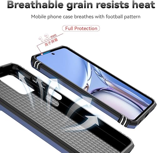 Miniatura 7 de SunStory Funda para teléfono Motorola Moto G Power 5G 2023 con protector de pantalla HD, cubierta deslizante para cámara y soporte, grado militar