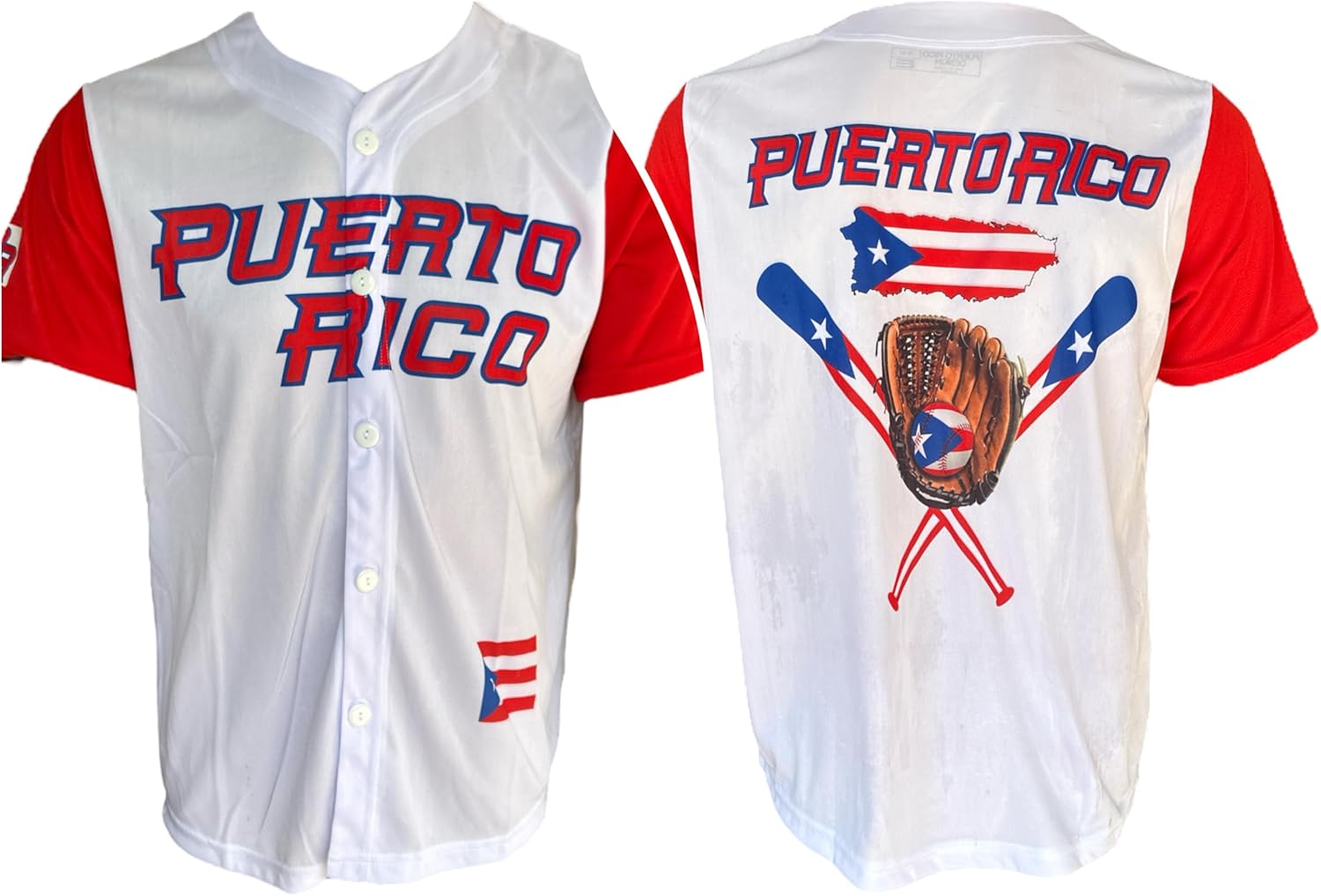 Jersey Baseball Puerto Rico Kids Size