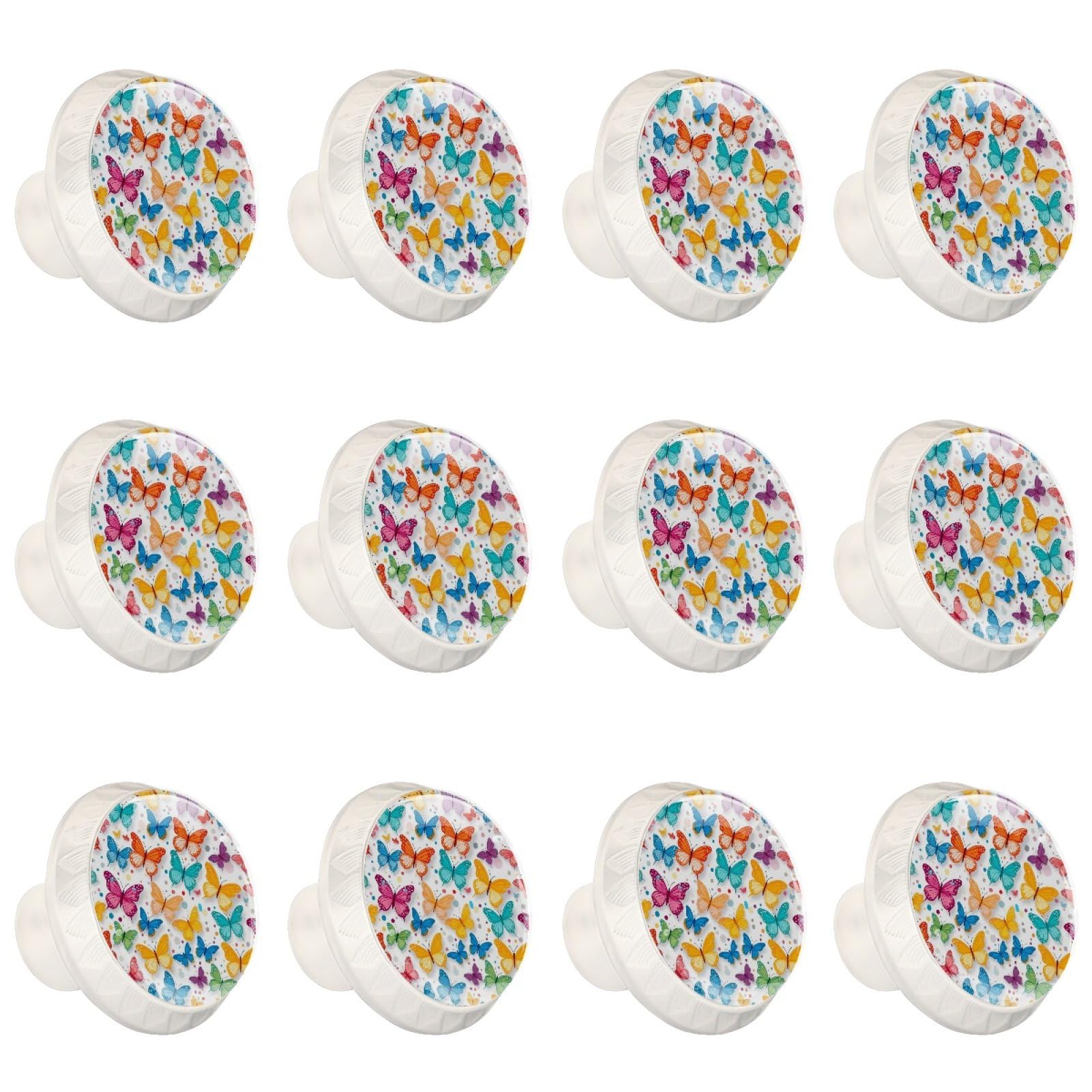 Boutons de tiroir papillons en cristal pour sublimer votre cuisine et chambre