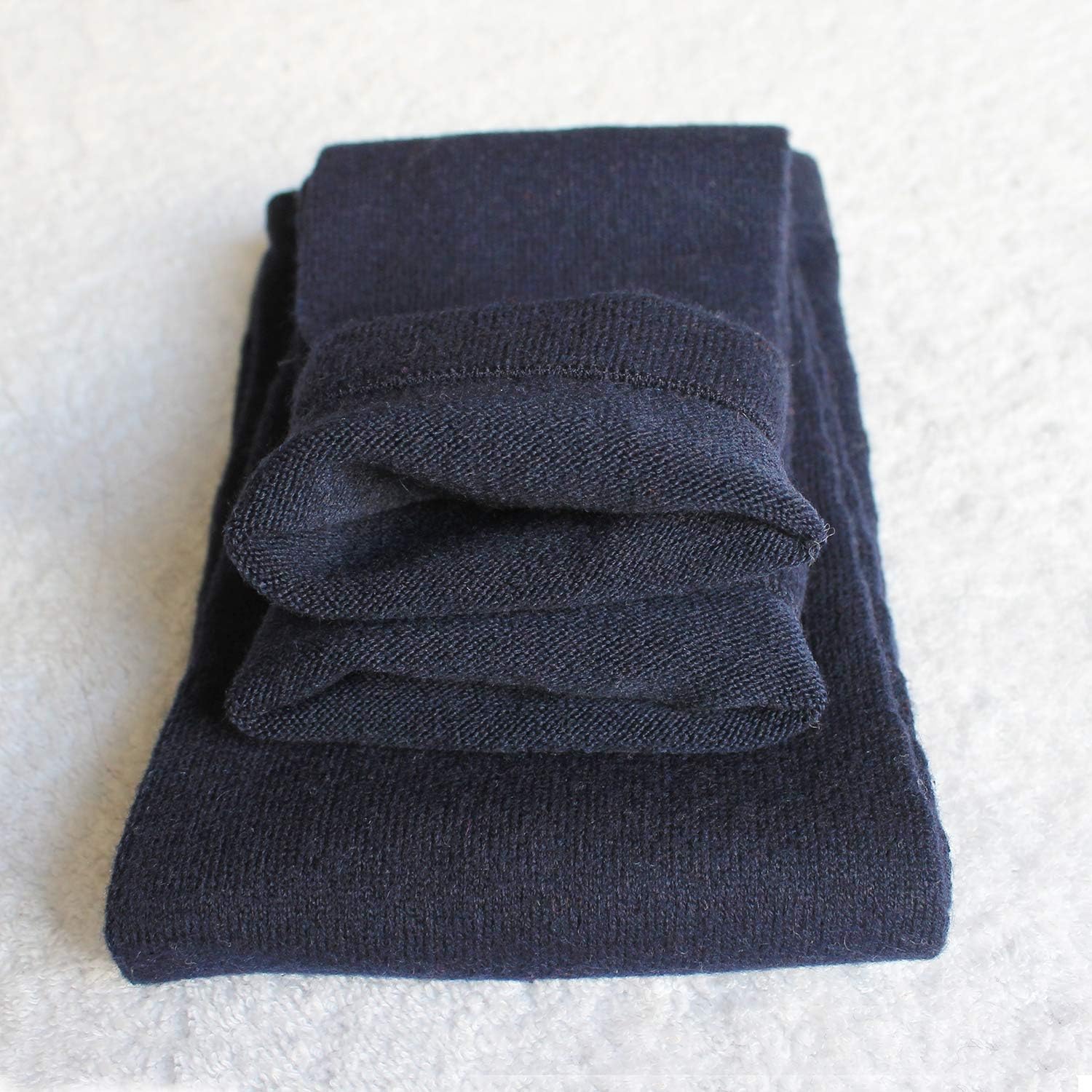 Share Maison Women's Cashmere Wool Winter Warm Knitted Over Knee High Boots Long Socks Stockings Leg Warmers - Image 6