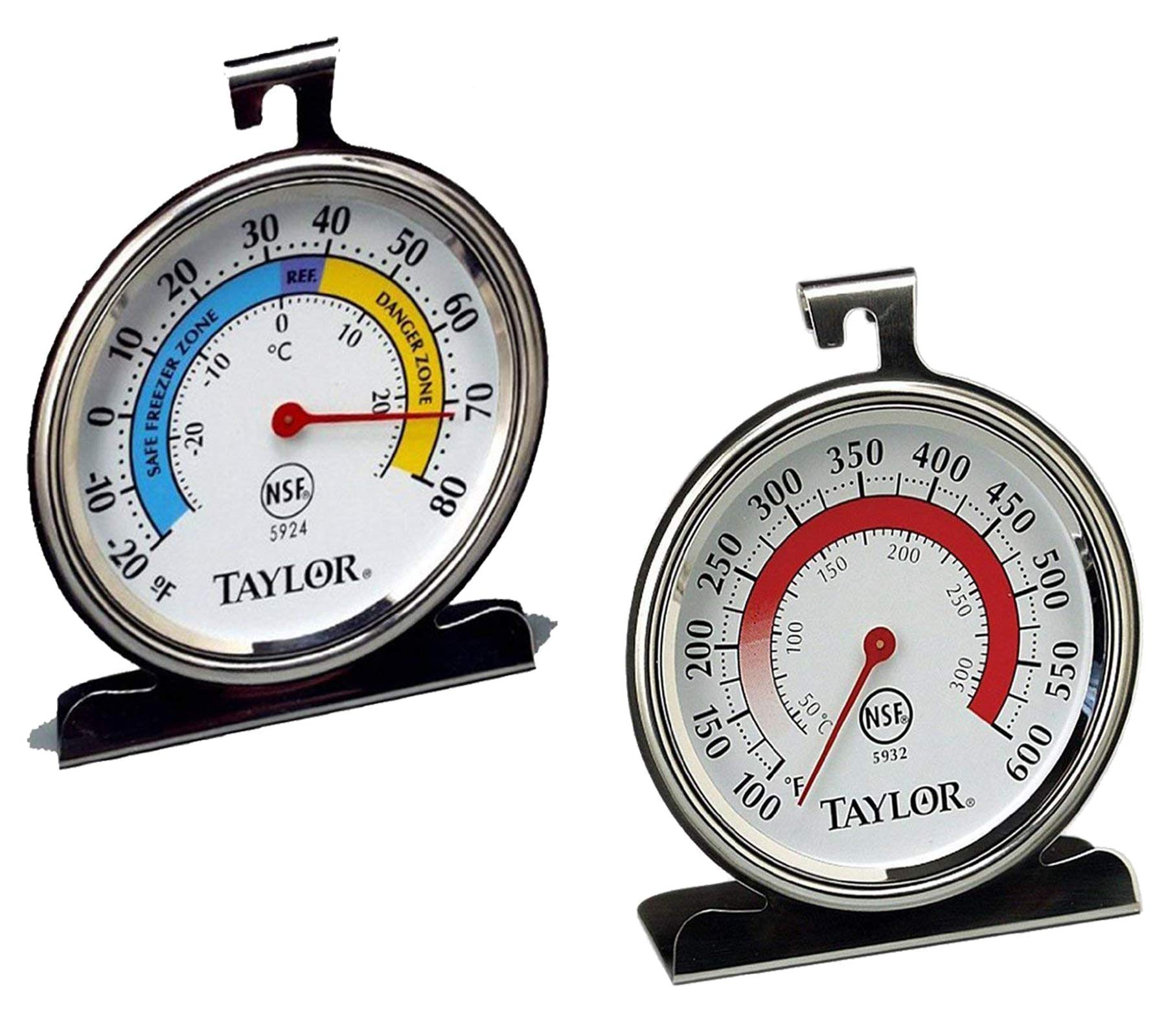 Taylor Precision Products Classic Series Large Dial Thermometer (Freezer/Refrigerator And Oven)