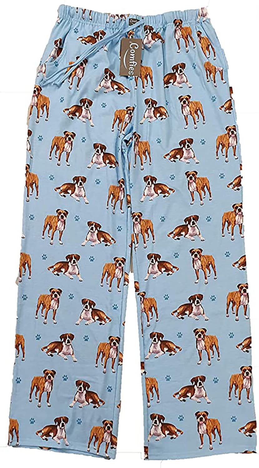 Boxer Unisex Lightweight Cotton Blend Pajama Bottoms Super Soft and Comfortable Perfect for Boxer Gifts