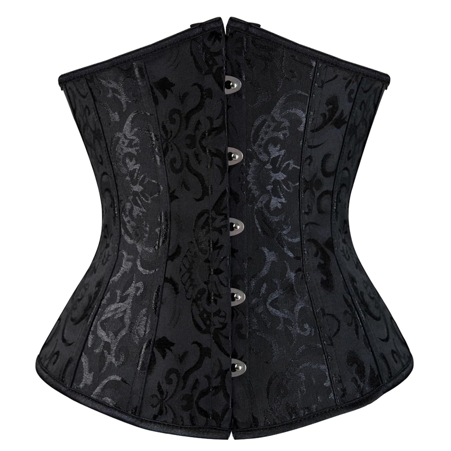 Zhitunemi Halloween Costumes Woman 2025 Black Underbust Corset Top for Women Pirate Costume - Corsets for Pirate Theme