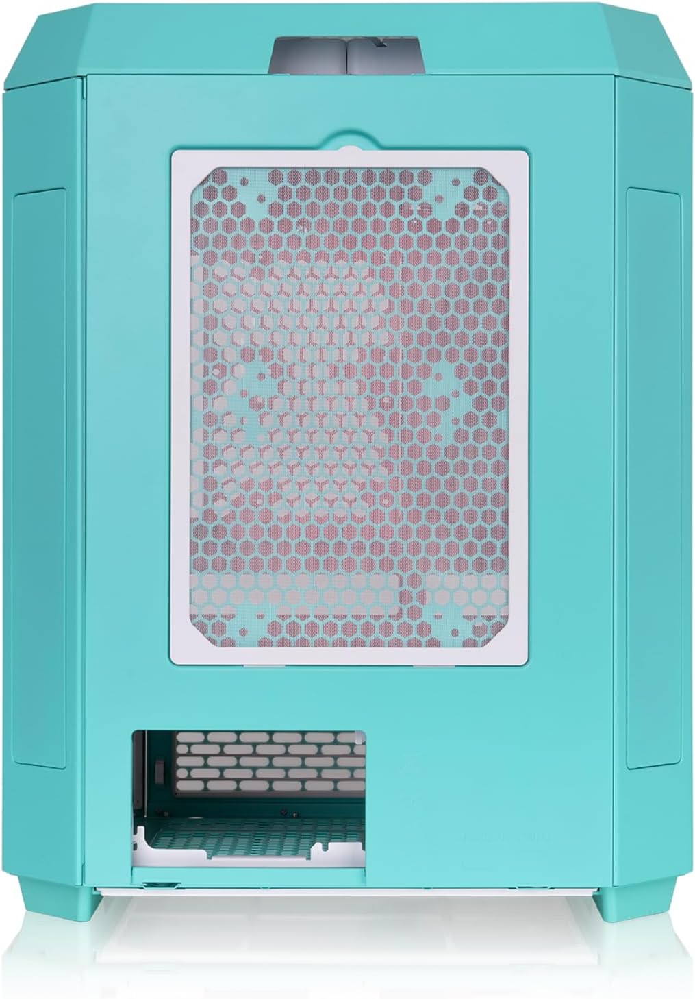 Thermaltake Tower 600 Mid Tower; 2x140mm CT Fans Included; 420mm Radiator Support; 400mm GPU Clearance; Hidden Connector Support; Rotatable PCIe Slots; Mint Strawberry; CA-1Z1-00MLWN-00 - 4