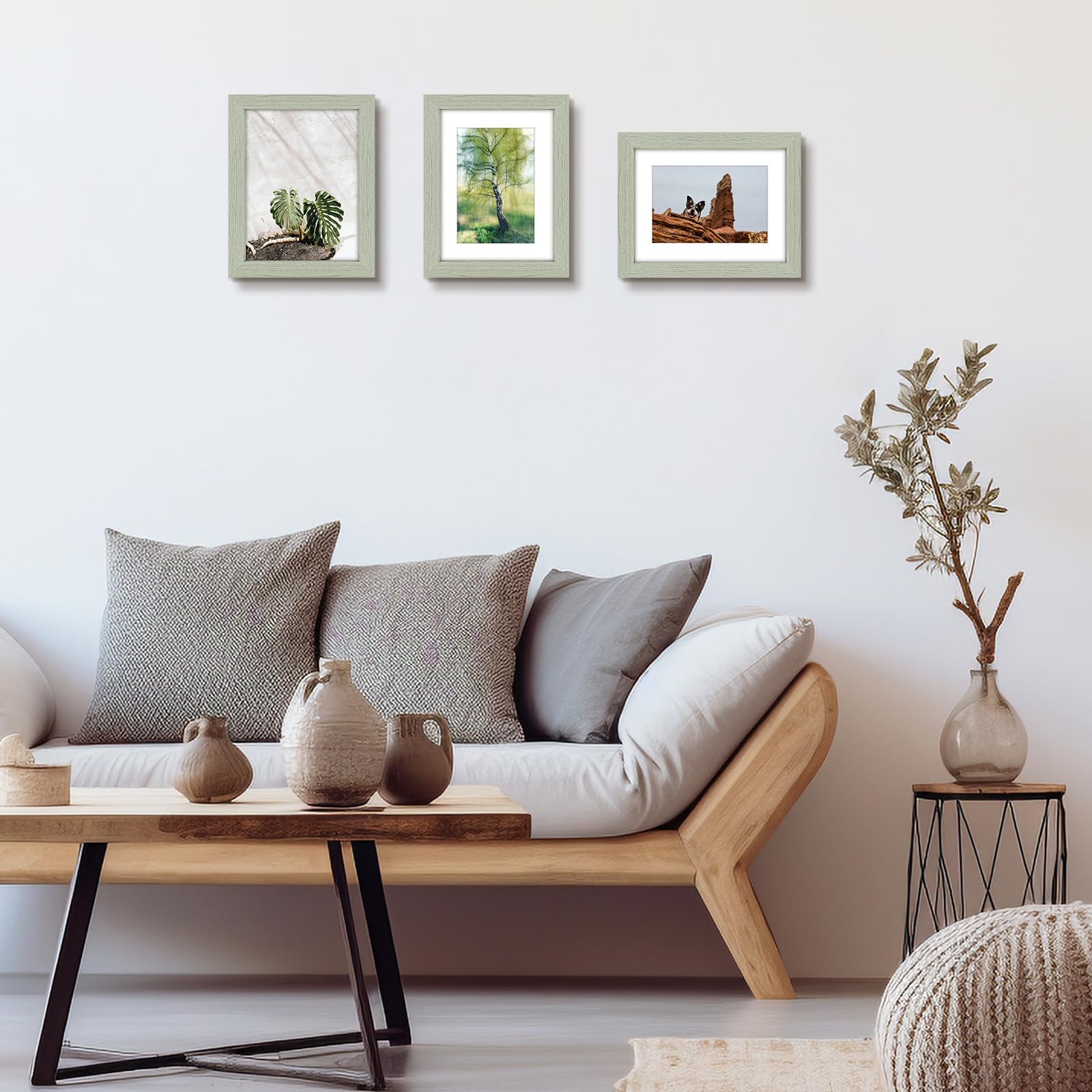 Amazon.com - Golden State Art, 6x8 Picture Frame Set of 6, Grey
