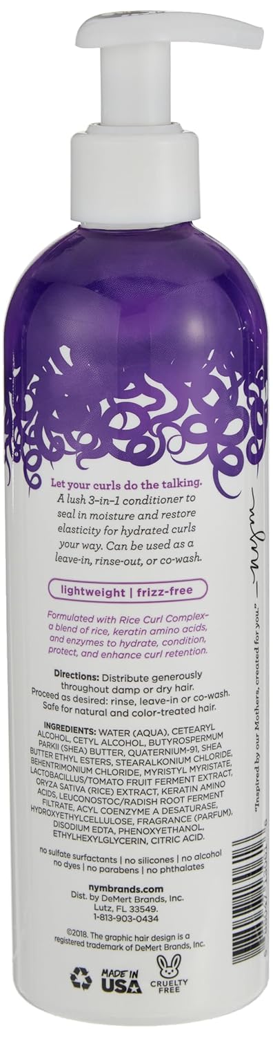 Not Your Mothers Curl Talk Conditioner 3-In-1 12 Ounce Pump (355ml) (2 Pack)