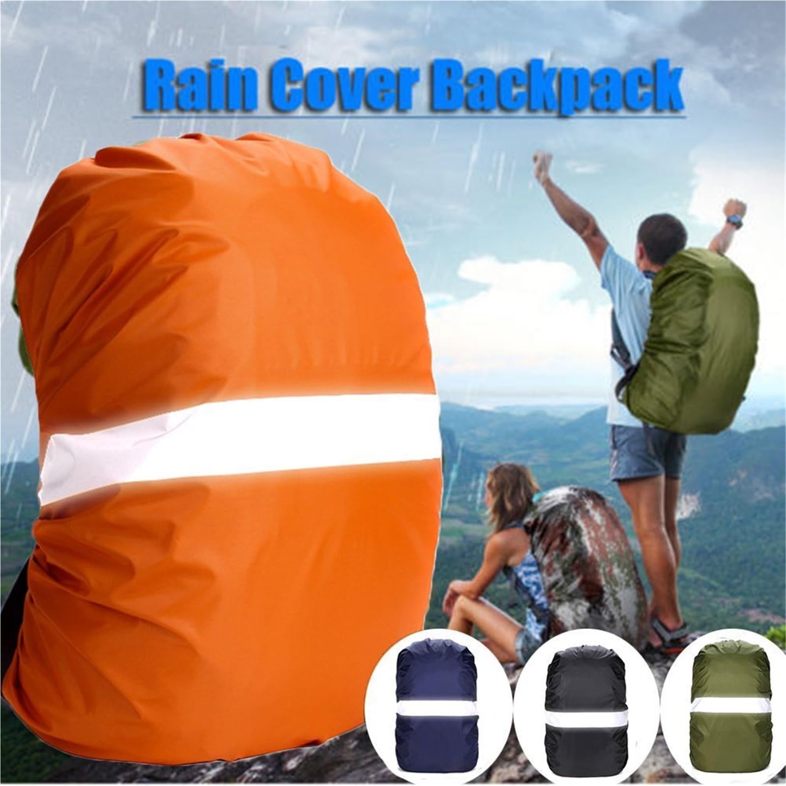 Funda Impermeable Mochila 20/35L Rain Cover Backpack Waterproof Bag Outdoor Camping Hiking Climbing Dust Raincover