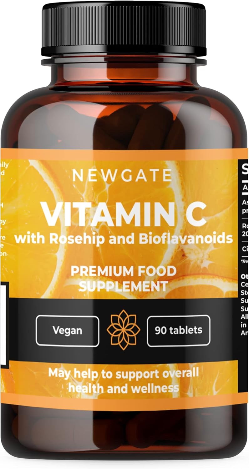 Newgate Labs Vitamin C with Rosehip and Bioflavonoids 90 High Strength