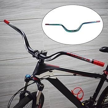 自転車パーツセット（ハンドルバー・サドル等） ハンドルバー ライザーバー 31.8mm MTB ファットバイク ハンドル オフ