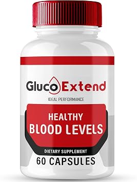 Gluco Extend Capsules, GlucoExtend Support Formula Supplement Pills - Maximum Strength, Gluco Extend Health & Wellness All Natural Formula, Official GlucoExtend Health Capsules Reviews 60 Capsules