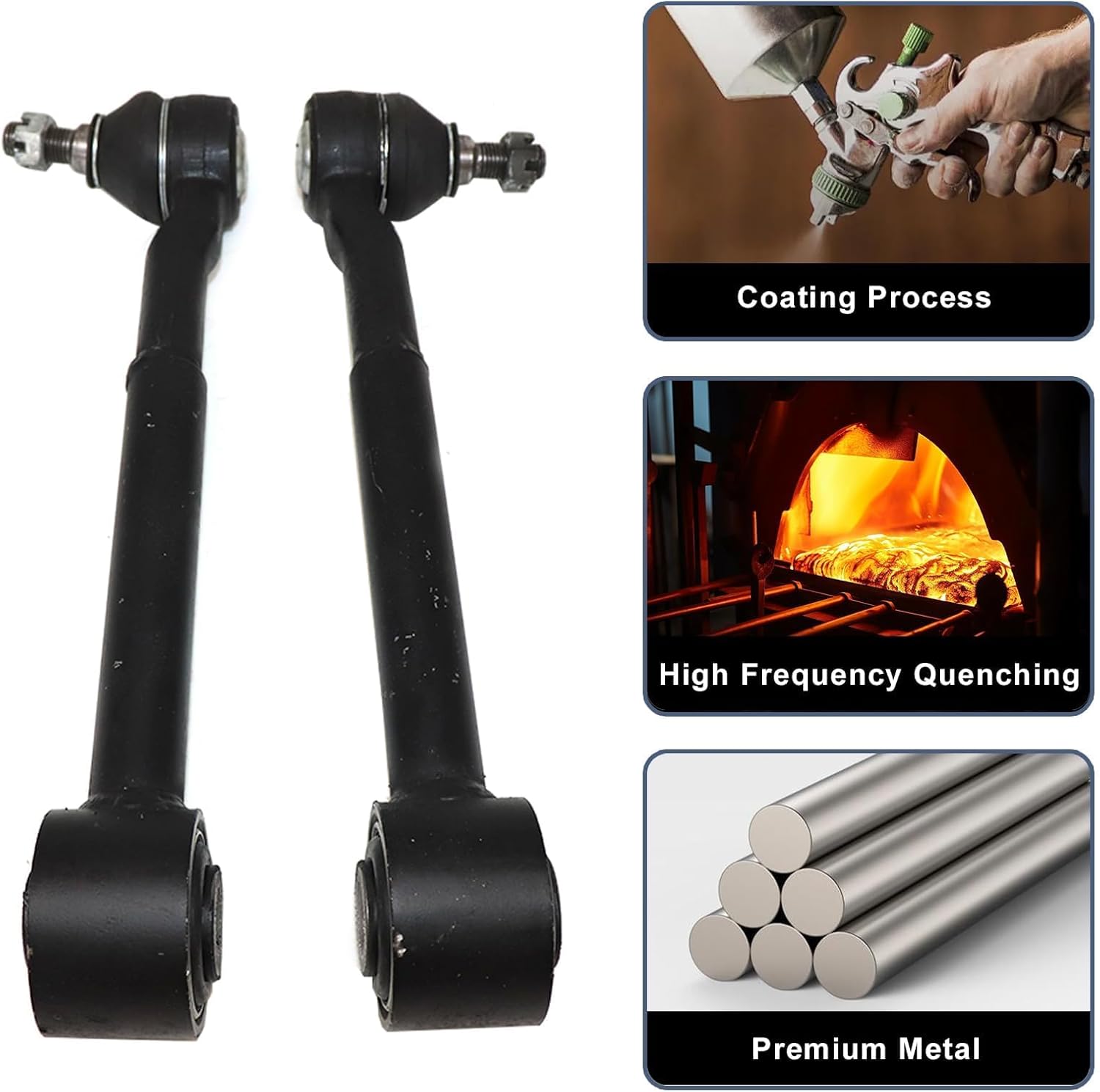 FZJDSD Rear Control Lateral Arm Set 1 Pair Left & Right Side Compatible with Toyota RAV-4 2011-2018 Compatible with LEXUS NX200T NX300 2015-2020 Replace 4871042030 487100R030