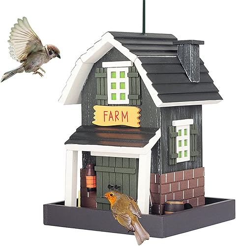 Comedero para pájaros Outdoor Bird Feeder Forest Park Courtyard Indoor Gardening Garden Ornaments to Bird Lovers