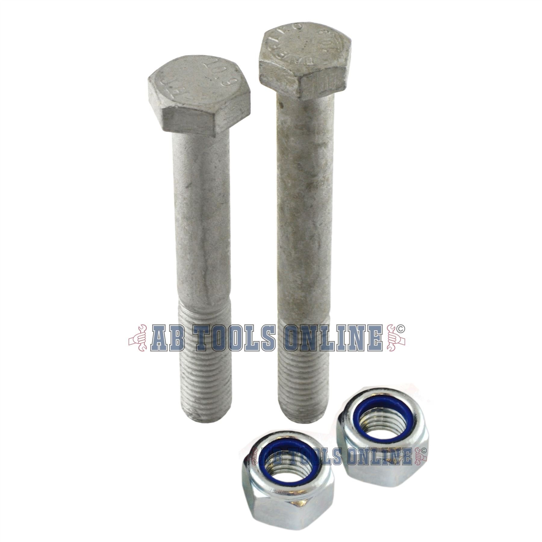 Boulon Acier Pour Tête D'Attelage - Lot De 2 - Diamètre 9mm Longueur 78mm - Inox