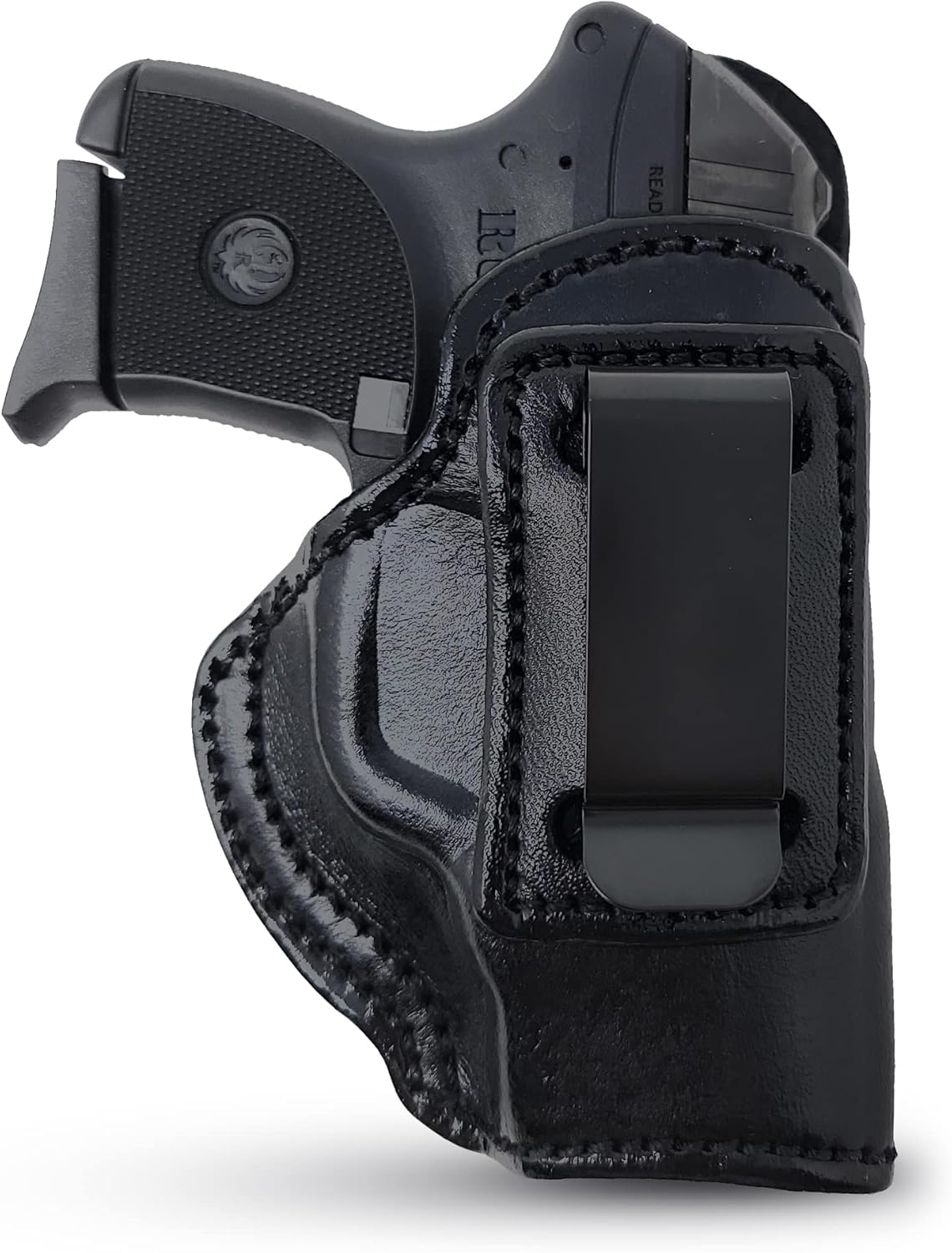 Genuine Leather Iwb Holster for Ruger LCP Pistol - Tactical Handgun Iwb Leather Holster Ruger LCP - Comfortable Appendix Everyday Carry - Maxx Carry Holsters