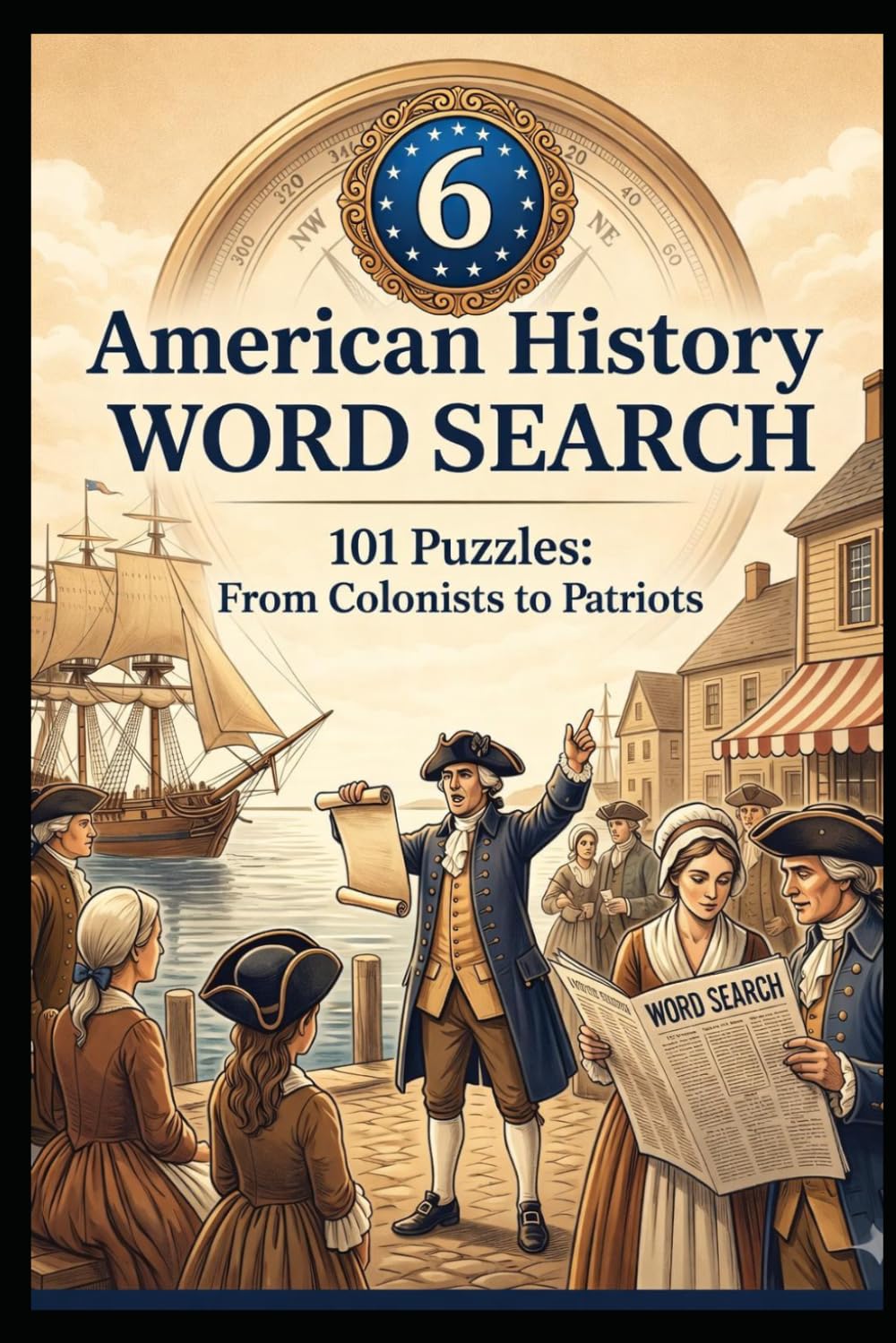 American History Word Search: Volume 6 — World War II Edition