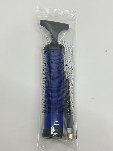 Miniatura 7 de DDUO Bomba de bola portátil, kit de inflador de bomba de aire con aguja, boquilla, manguera de extensión para baloncesto, fútbol, voleibol, rugby,