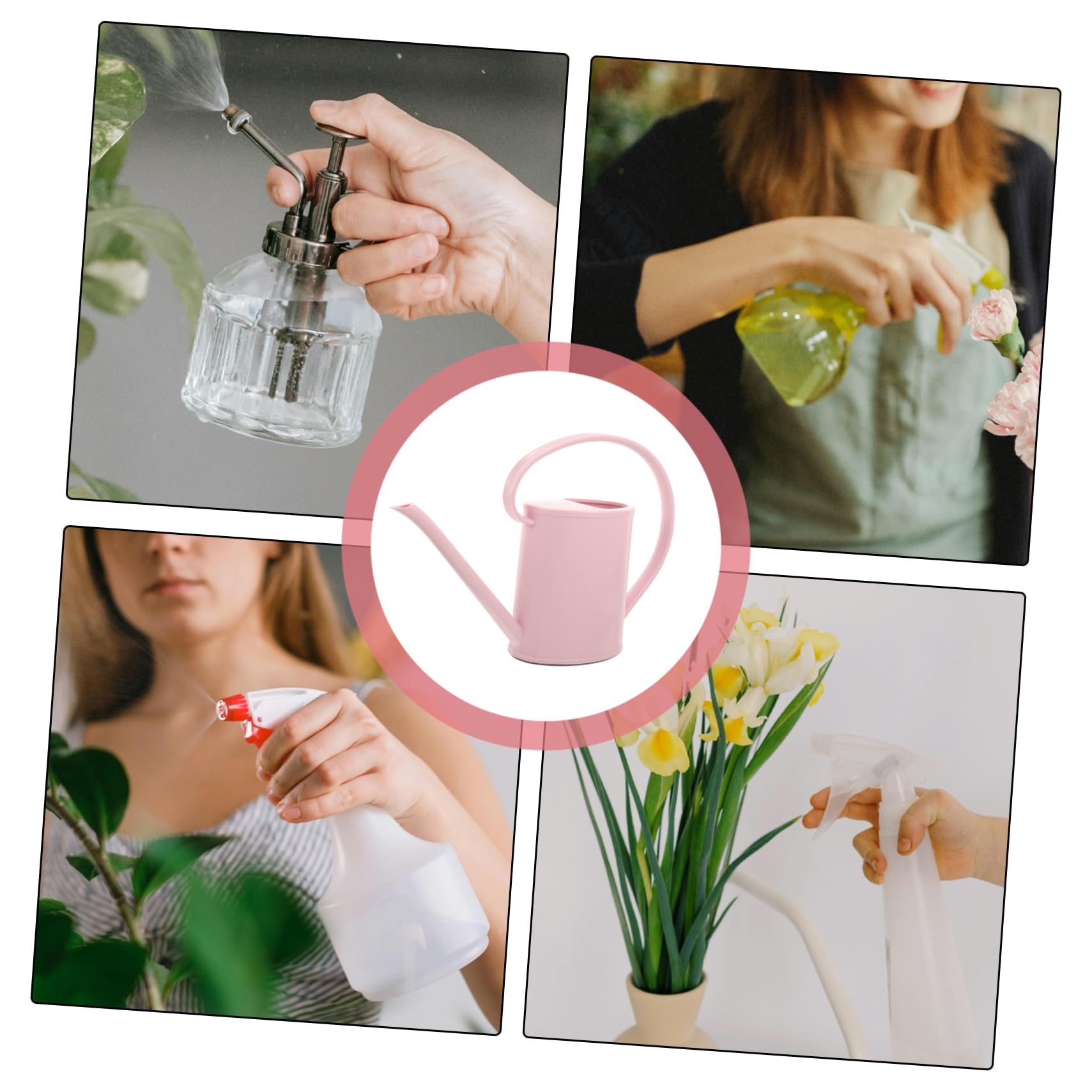 YARNOW 2pezzi Annaffiatoio Da Giardino Beccuccio Per Piante Ufficio e Giardino Materiale Di Qualità Design Semplice e Funzionale