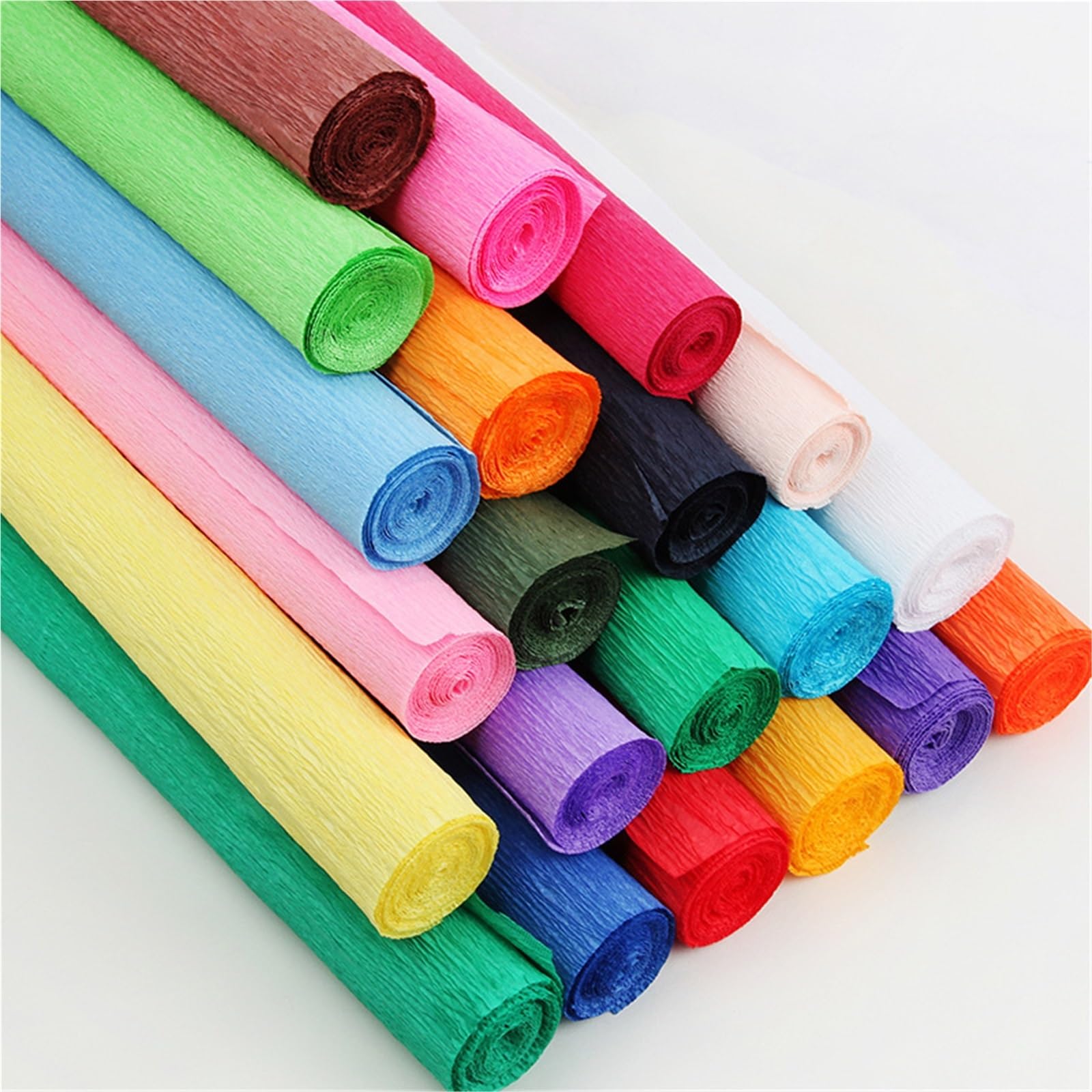 4 rouleaux de papier crépon coloré 50x250cm Pour Emballer