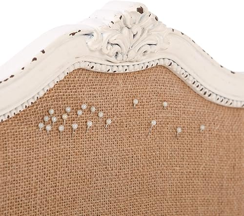 Miniatura 4 de NIKKY HOME Organizador de joyas colgante montado en la pared, soporte rústico para aretes, estante de joyería para collares y pulseras, bonito