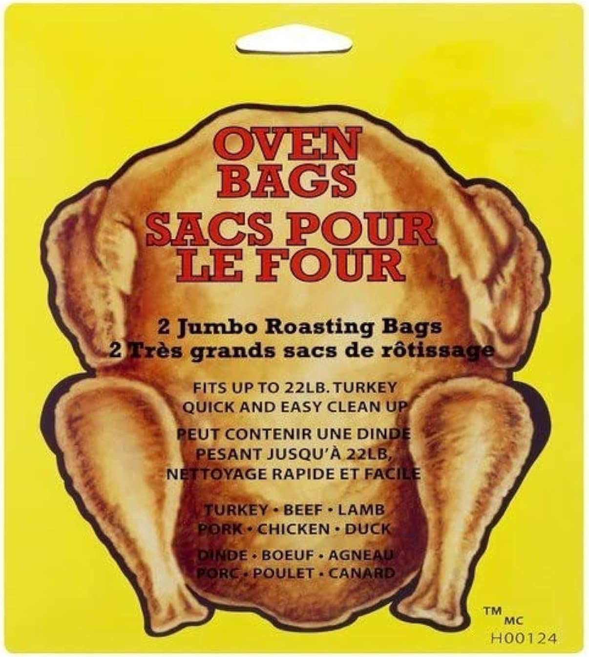 HIC Harold Import Co. Oven Bags Set/2 1245-HIC, 1 EA