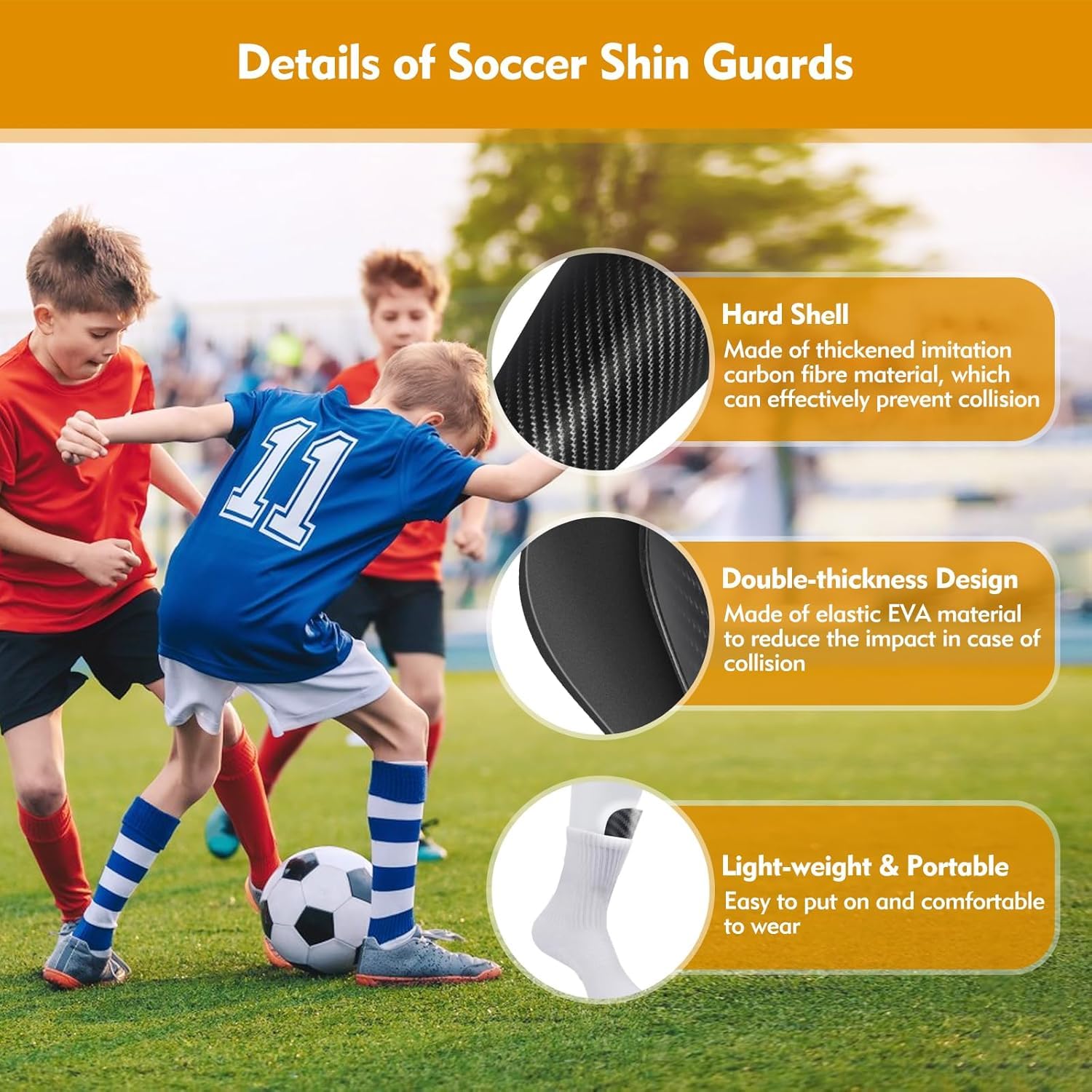 MESIO 2 Piezas Mini Espinilleras de Fútbol, Espinilleras Pequeñas, Espinilleras Ergonómicas, Accesorios de Protección de Fútbol para Las piernas, Espinilleras Niños, Jóvenes y Adultos