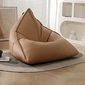 YATOLA Housse De Pouf Sans Remplissage, Violette Brun Housse