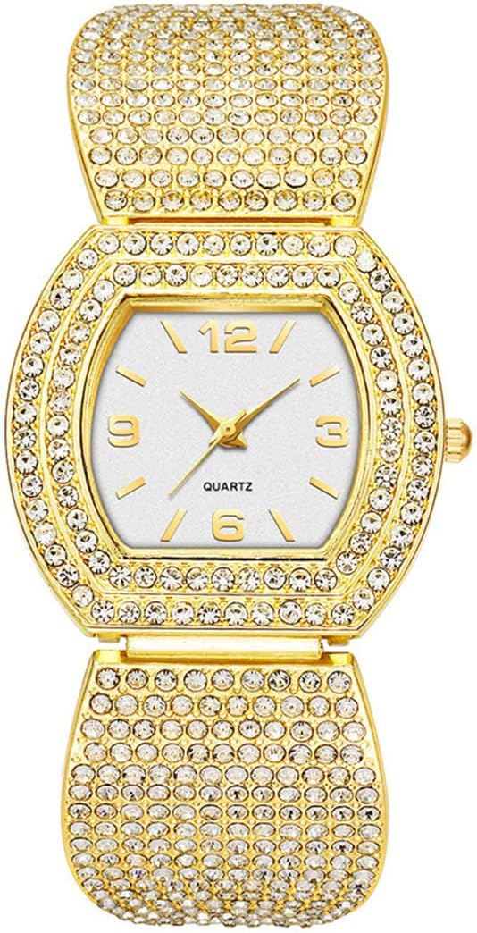 Luxury Womens Watches Analog Quartz Wrist Watch Rectangular Cuff Bracelet Watch Business Casual Fashion Wrist Watches for Ladies