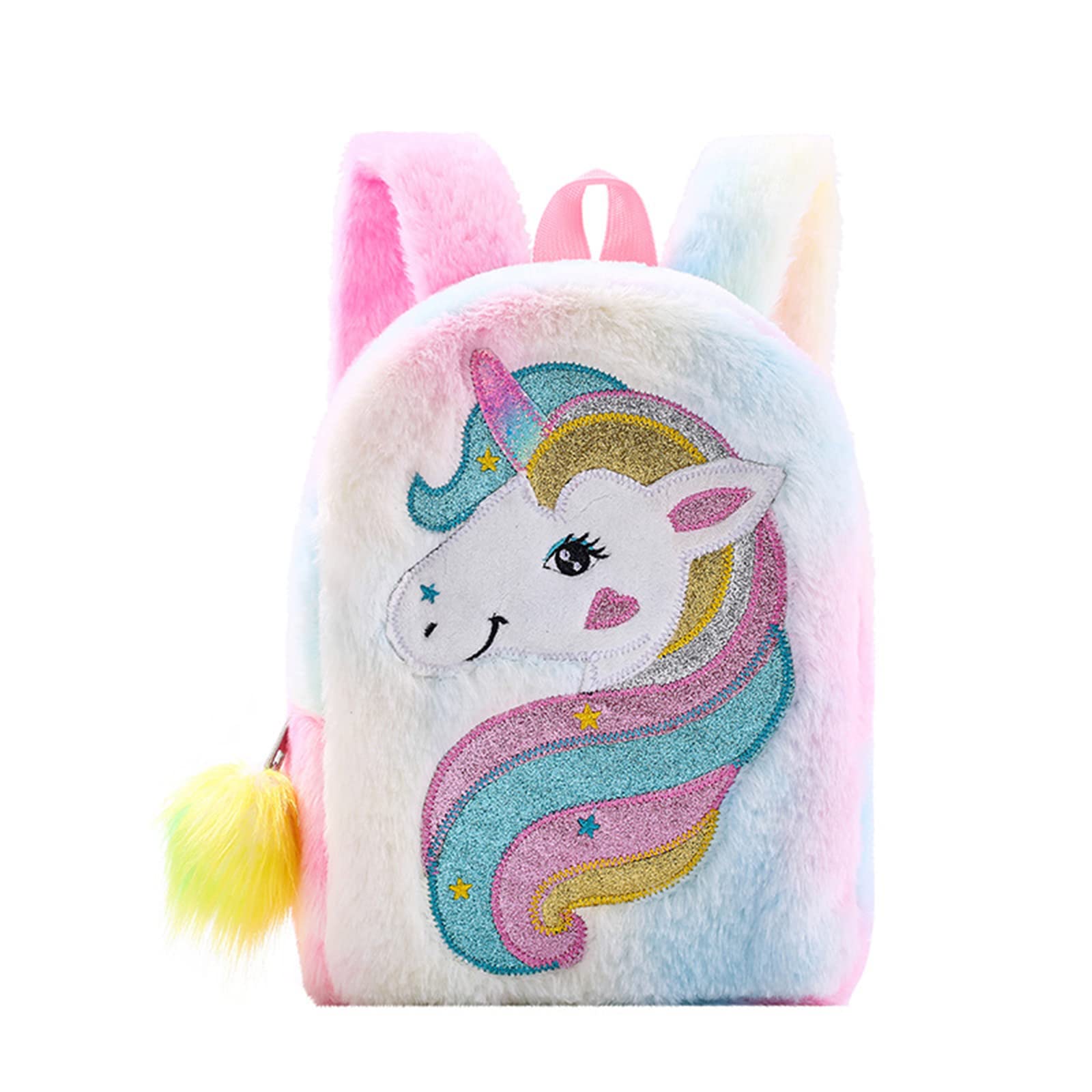 Hifotplush Unicorn Backpack For Little Girls Nursery Book Bag Cute