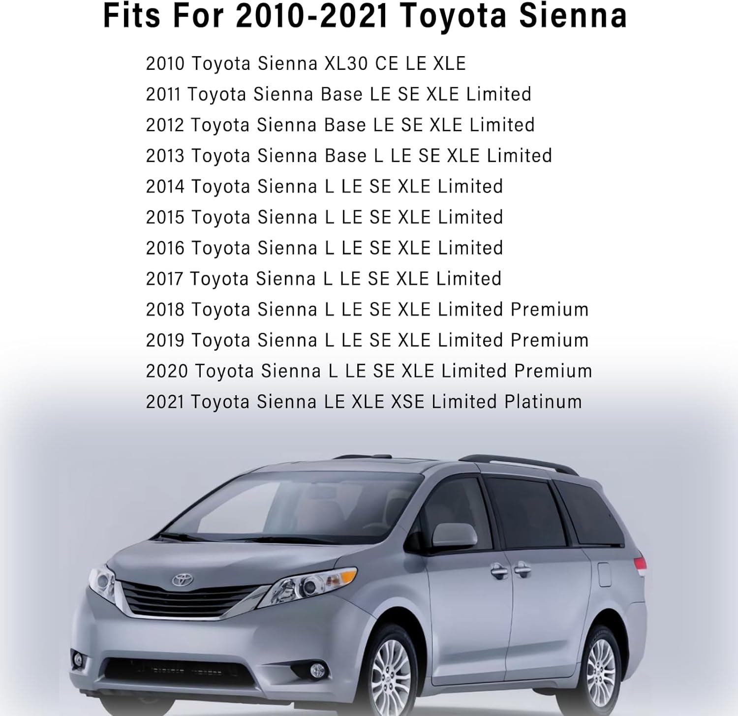 Sienna Bottom Sliding Door Roller Hinge Right Compatible with 2010-2021 Sienna Passenger Side Center Power Door Roller Assembly Replace 68350-08031