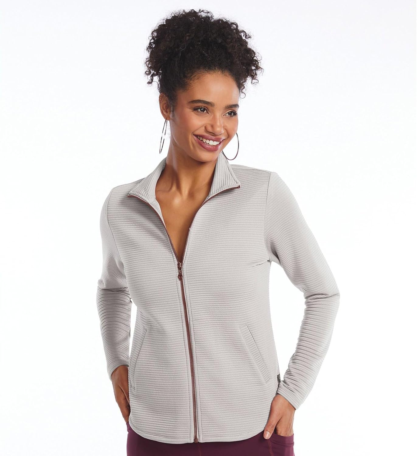 Skechers Women's The Go Walk Ottoman Scoop Hem Jacket - Cozy Fit