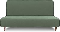 Vista 11 de Easy-Going Funda 100% impermeable para futón, funda de sofá impermeable doble para futón, funda de sofá jacquard elástica, protector de muebles a