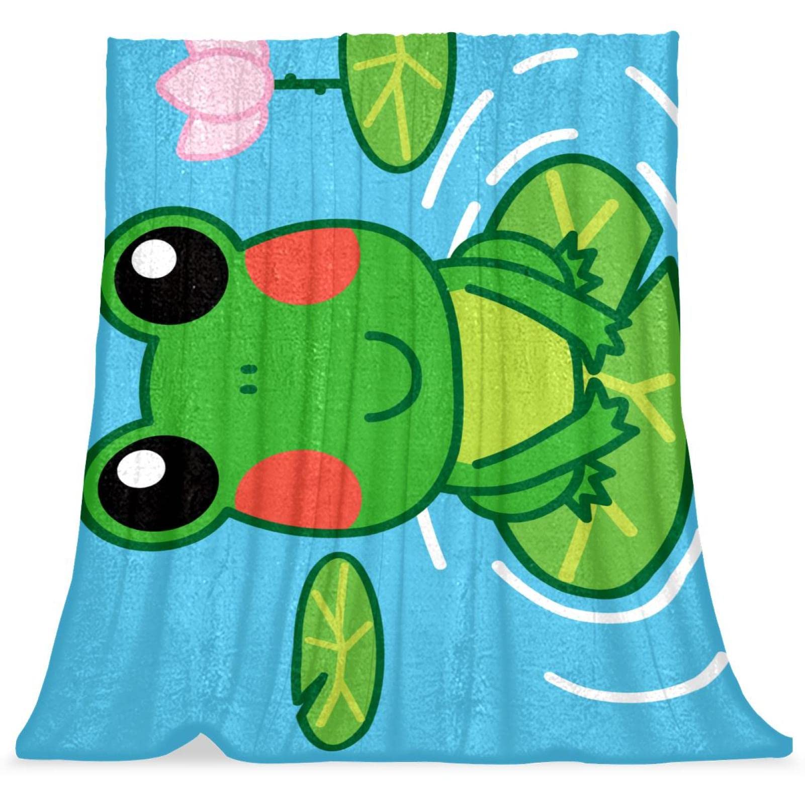 Couverture de lit grenouille pour rituel du coucher des garçons et filles