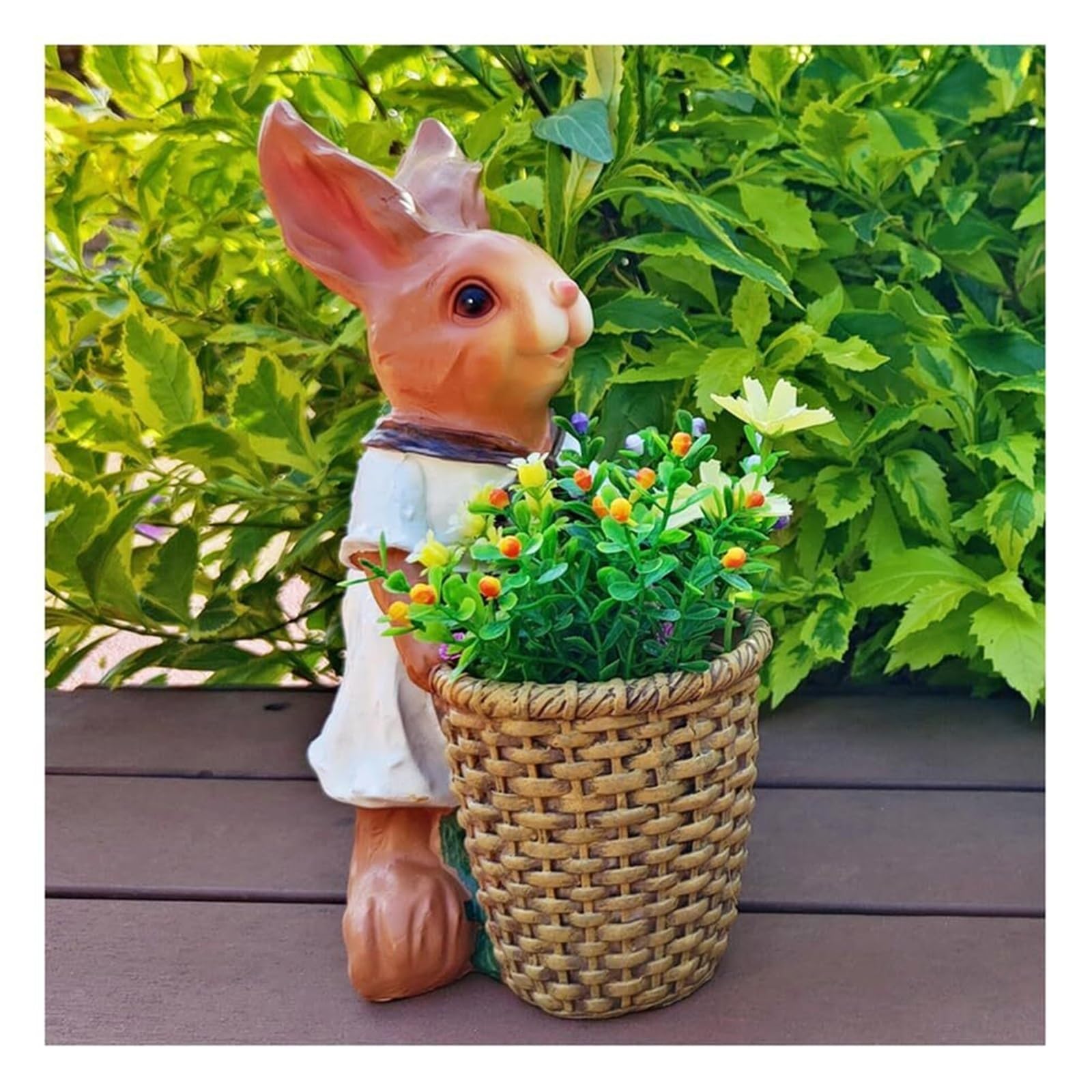 Pot de fleurs lapin a drainage efficace pour reussir votre decoration de jardin
