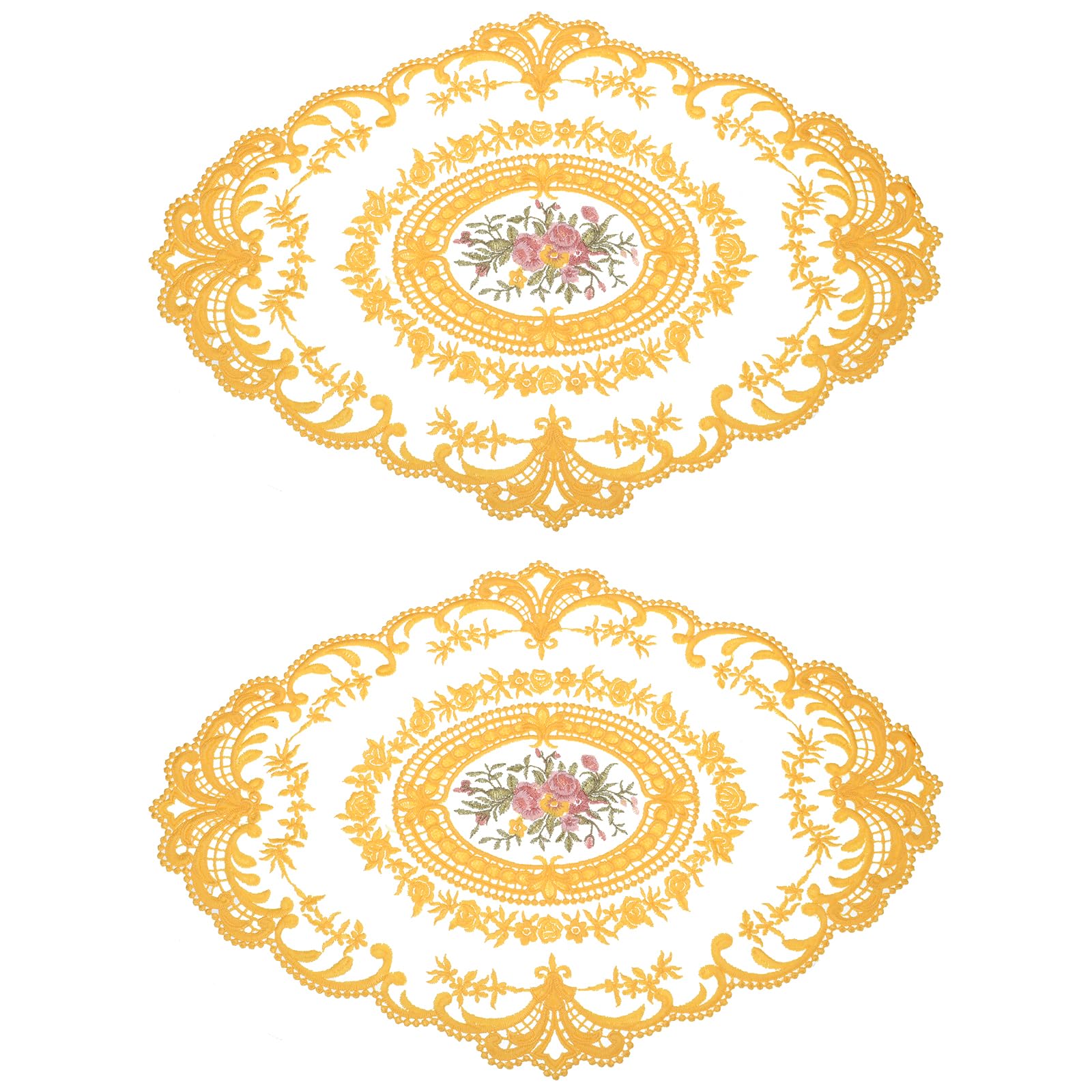 Set de table en dentelle rétro uxcell aux broderies fines de qualité