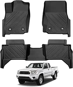 Amazon.com: All Weather Floor Mats for 2024 2025 Toyota Tacoma ...