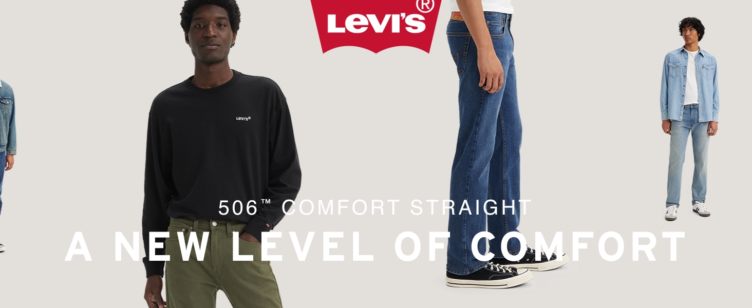 Levi's Men's 506 Comfort Straight, (New) Dig Deep (Stretch