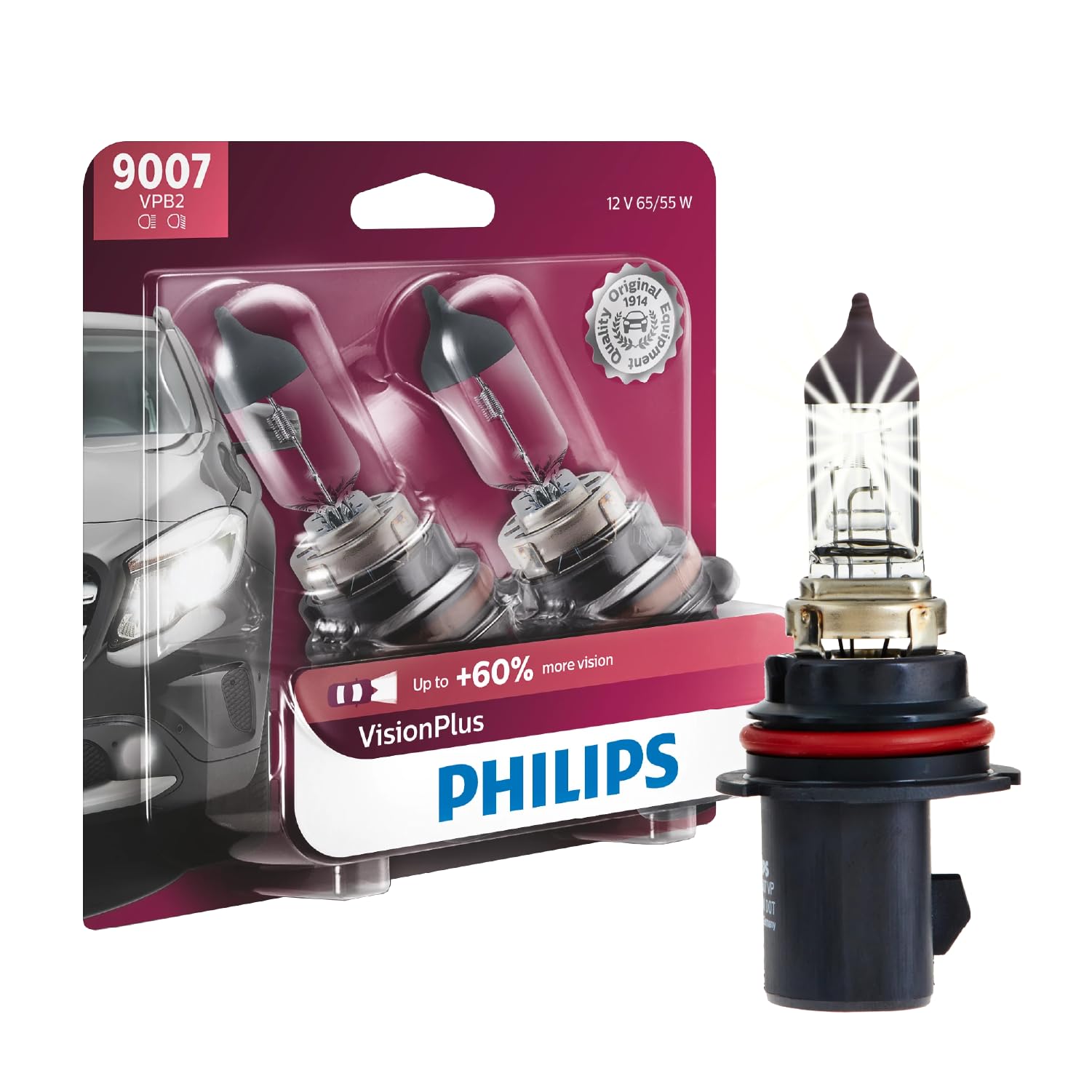 Philips 9007 VisionPlus Deluxe Upgrade